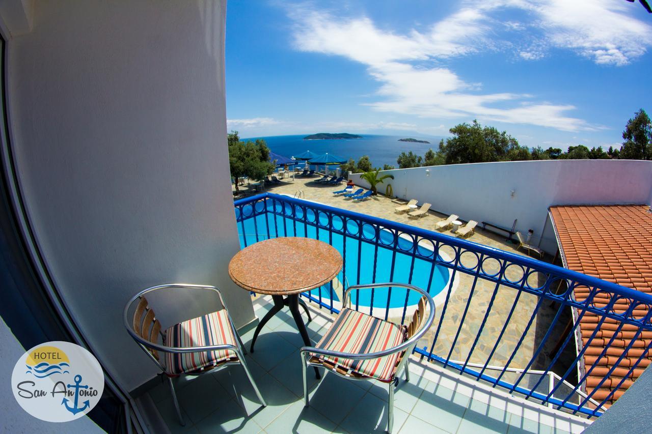 San Antonio Hotel & Apartments Megali Ammos  Bagian luar foto